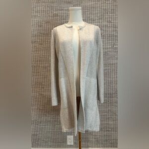 💙 The White Company Longline Wool Blend Cardigan 💙